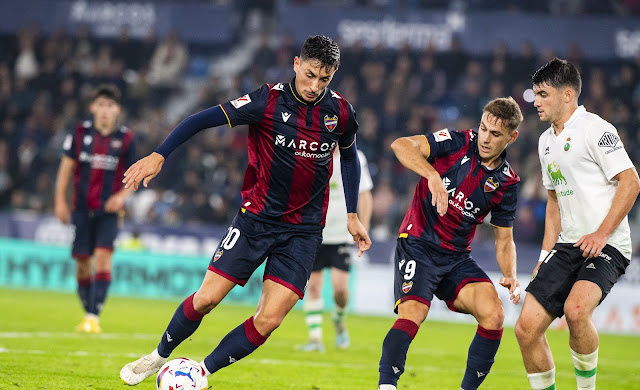 Posiciones de sd eibar contra levante ud